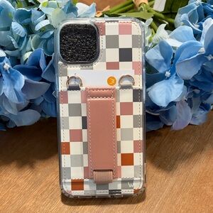 Walli Coastal Check Purse Phone Case (iPhone 14)